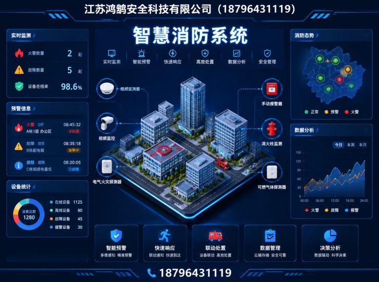焦作智慧消防系统展示图